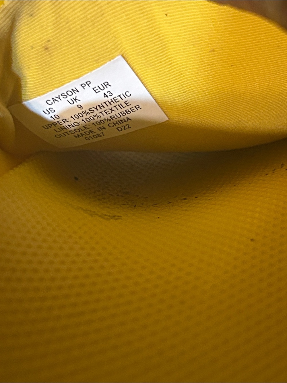 Polo by Ralph Lauren Yellow Slide Sandals with Blue Pony Logo - Picture 2 of 3